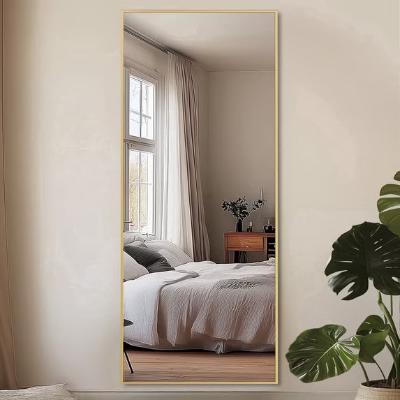 Antok Rectangle Full Length Mirror Standing Floor Mirror Stand Up Mirror
