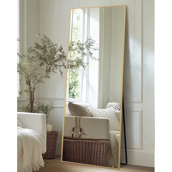 Antok Rectangle Full Length Mirror Standing Floor Mirror Stand Up Mirror