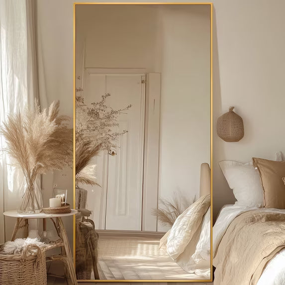 Antok Rectangle Full Length Mirror Standing Floor Mirror Stand Up Mirror